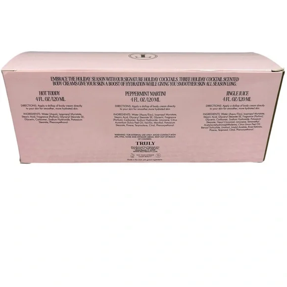 TRULY 3 Piece Holiday Cocktail Body Cream Collection - Picture 4 of 7